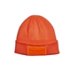 a neon orange big accessories patch beanie - all