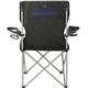 aerial view a black fanatic event folding chair (300lb capacity), image 1 of 6