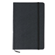 aerial view a black with black shelby notebook with matte finish, image 1 of 3