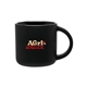 aerial view a matte black/black matte black black 14 oz minolo coffee mug, image 1 of 5