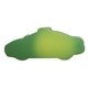 aerial view a green to yellow mood(tm) die cut eraser - police car, image 1 of 2