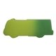 aerial view a green to yellow mood(tm) die cut eraser - fire truck, image 1 of 2