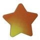 aerial view a orange to yellow mood(tm) die cut eraser - star, image 1 of 2