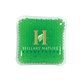 a green gel bead hot / cold pack, full color digital