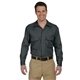 aerial view a charcoal dickies unisex long - sleeve work shirt - all, image 1 of 3