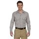 aerial view a silver grey dickies unisex long - sleeve work shirt - all, image 1 of 3
