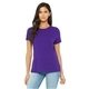 aerial view a team purple bella + canvas ladies relaxed jersey short - sleeve t - shirt - all, image 1 of 3