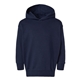 aerial view a navy rabbit skins toddler pullover fleece hoodie - all, image 1 of 3
