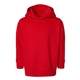 aerial view a red rabbit skins toddler pullover fleece hoodie - all, image 1 of 3
