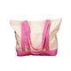 a natural/pink bagedge canvas boat tote - all