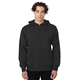 aerial view a black econscious unisex heritage full - zip hooded sweatshirt - all, image 1 of 4