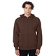 aerial view a earth econscious unisex heritage full - zip hooded sweatshirt - all, image 1 of 4