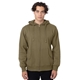 aerial view a jungle econscious unisex heritage full - zip hooded sweatshirt - all, image 1 of 4