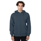 aerial view a pacific econscious unisex heritage full - zip hooded sweatshirt - all, image 1 of 4
