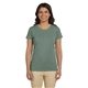 aerial view a blue sage econscious ladies classic t - shirt - colors, image 1 of 3