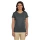 aerial view a charcoal econscious ladies classic t - shirt - colors, image 1 of 3
