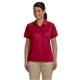 aerial view a red harriton ladies polytech mesh insert polo - all, image 1 of 4