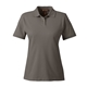 aerial view a charcoal harriton - womens cotton polo, image 1 of 5