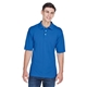 aerial view a true royal harriton 5.6 oz easy blend polo - mens, image 1 of 7