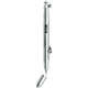 aerial view a silver silver submarine ballpoint pen, image 1 of 7