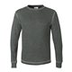 aerial view a charcoal heather/ vintage white j. america - vintage thermal long sleeve t - shirt - colors, image 1 of 6