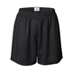 aerial view a black badger - womens pro mesh 5 shorts with solid liner, image 1 of 3