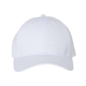 aerial view a white valucap - adult cotton twill cap, image 1 of 4