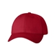 aerial view a red valucap - adult cotton twill cap, image 1 of 3