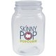 26 oz break resistant square pvc mason jar