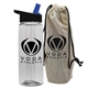 26 oz Flair Bottle In A Cotton Tote With Flip Straw Lid - Made with Tritan