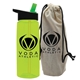 26 oz Flair Bottle In A Cotton Tote With Flip Straw Lid - Made with Tritan