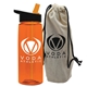 26 oz Flair Bottle In A Cotton Tote With Flip Straw Lid - Made with Tritan
