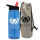 26 oz Flair Bottle In A Cotton Tote With Flip Straw Lid - Made with Tritan