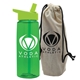 26 oz Flair Bottle In A Cotton Tote With Flip Straw Lid - Made with Tritan