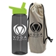 26 oz Flair Bottle In A Cotton Tote With Flip Straw Lid - Made with Tritan