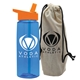 26 oz Flair Bottle In A Cotton Tote With Flip Straw Lid - Made with Tritan