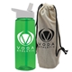 26 oz Flair Bottle In A Cotton Tote With Flip Straw Lid - Made with Tritan