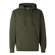 aerial view a army heather independent trading co. - unisex midweight hooded sweatshirt, image 1 of 3