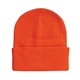 a blaze orange sportsman - 12 solid cuffed beanie - colors