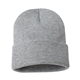 a heather grey sportsman - 12 solid cuffed beanie - colors