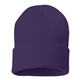 a purple sportsman - 12 solid cuffed beanie - colors