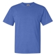 a flo blue comfort colors(r) garment dyed heavyweight ringspun short sleeve shirt