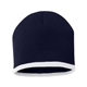 a navy/ white sportsman - 8 bottom - striped beanie - colors