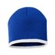 a royal/ white sportsman - 8 bottom - striped beanie - colors
