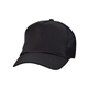 aerial view a black valucap - five - panel trucker cap - colors, image 1 of 3