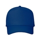 aerial view a royal blue valucap - five - panel trucker cap - colors, image 1 of 3
