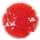 aerial view a red round aqua pearls hot / cold pack, image 1 of 2