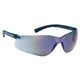 a blue/self frame lightweight wrap - around safety glasses / sun glasses