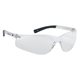 a clear lightweight wrap - around safety glasses