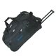 a black jumbo rolling travel bag